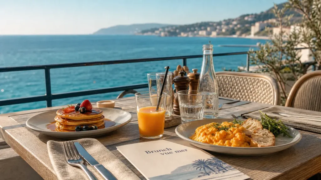 Brunch à Nice avec vue mer : rooftop, plage privée ou hôtel, le cadre change tout