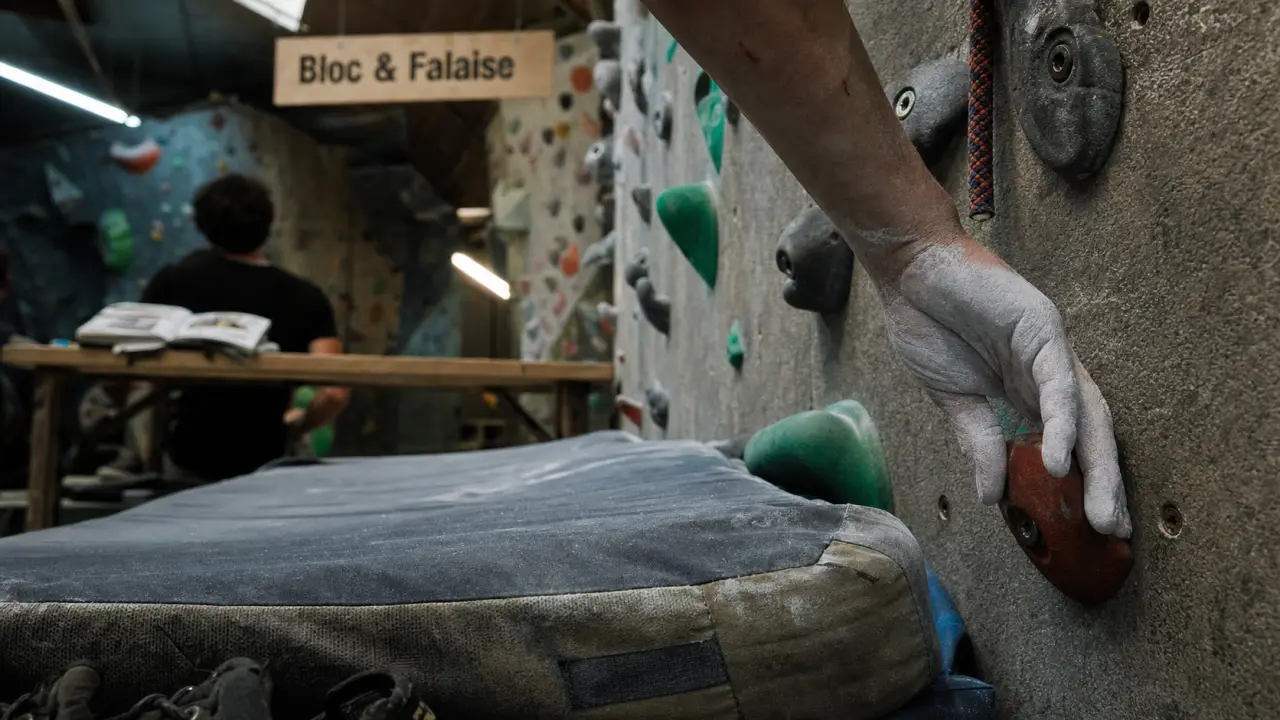 Escalade Toulon en salle de bloc près des falaises