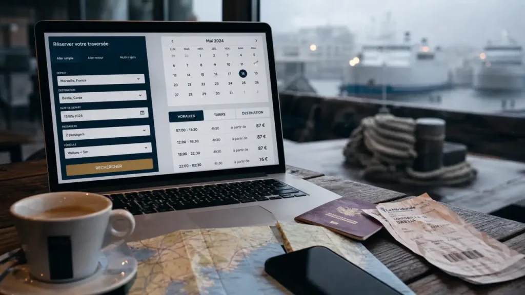 La méridionale réservation : vérifier horaires, tarifs et destination avant paiement