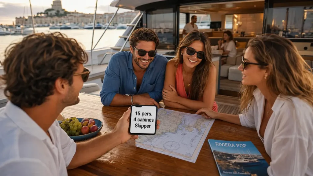 Location de catamaran sur la Côte d’Azur : ports, tarifs, skipper et bon format à réserver