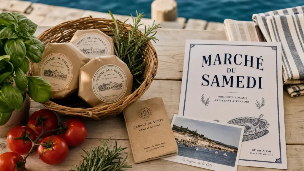 Sainte marie la mer marché : étals du marché le samedi matin, produits frais