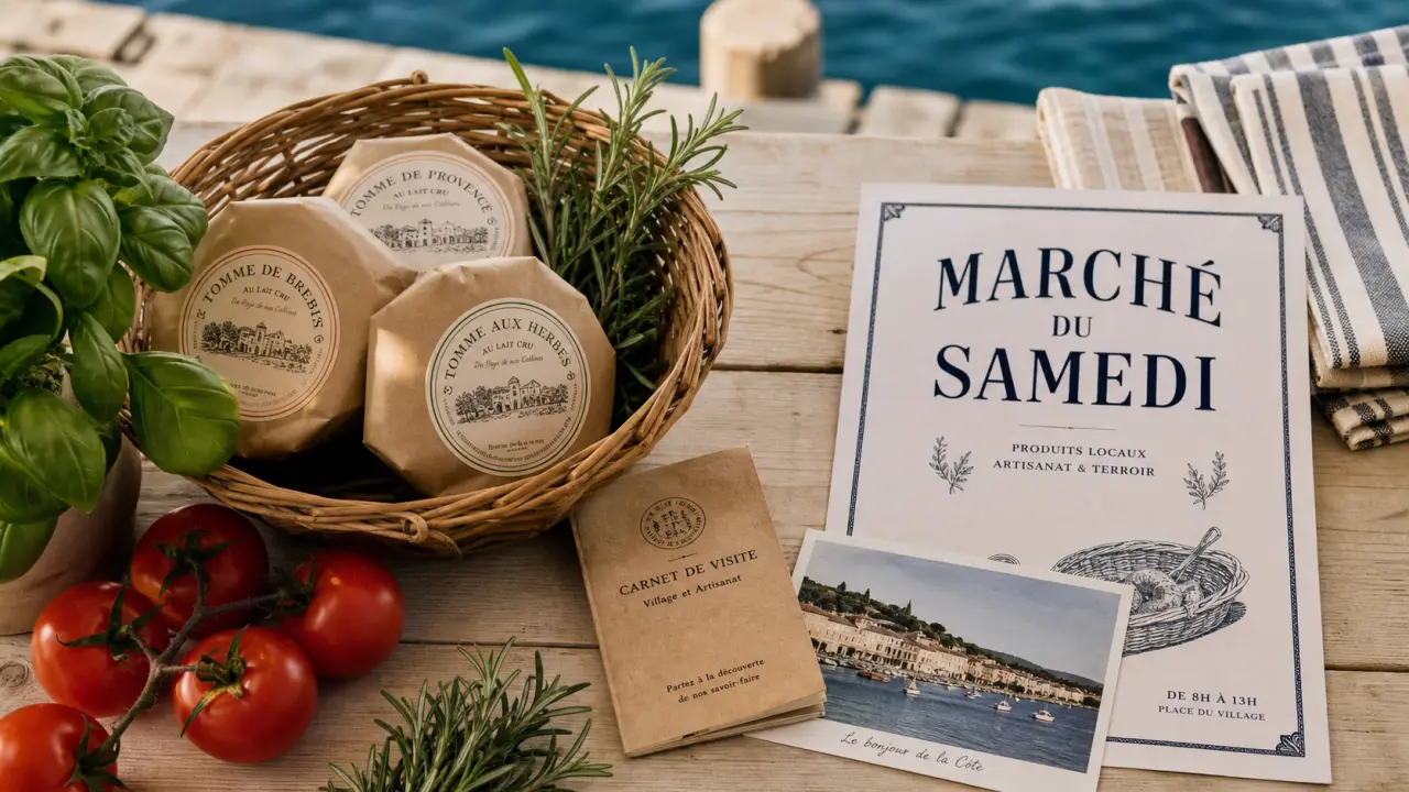 Sainte marie la mer marché : étals du marché le samedi matin, produits frais