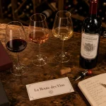 La route des vins la pioline : dégustations du samedi en cave, verres et bouteille