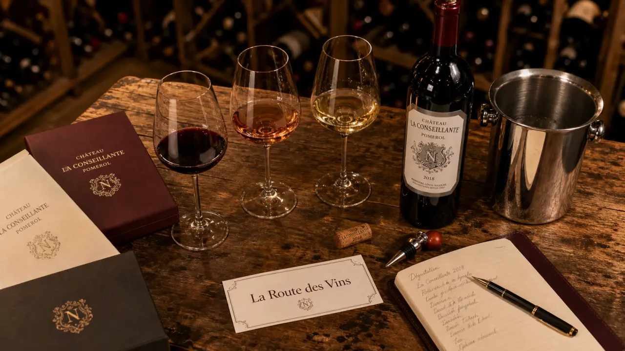 La route des vins la pioline : dégustations du samedi en cave, verres et bouteille