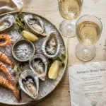 Vin blanc pour fruits de mer sec minéral, huîtres et citron