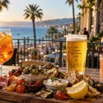 Bar nice à Vieux-Nice, terrasse apéritif avec cocktails et tapas