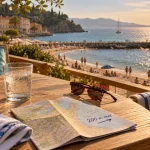 Location vacances bord de mer Méditerranée France, terrasse à 200 m de la plage