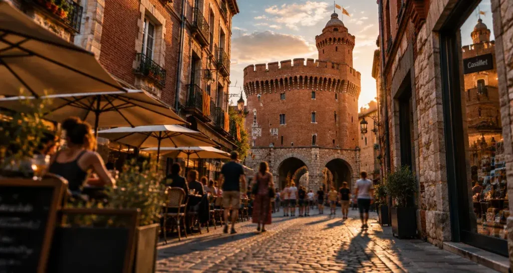 Perpignan a voir : le Castillet dans le centre historique
