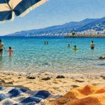 Plage de l'Arinella à Bastia : eau turquoise et accès facile